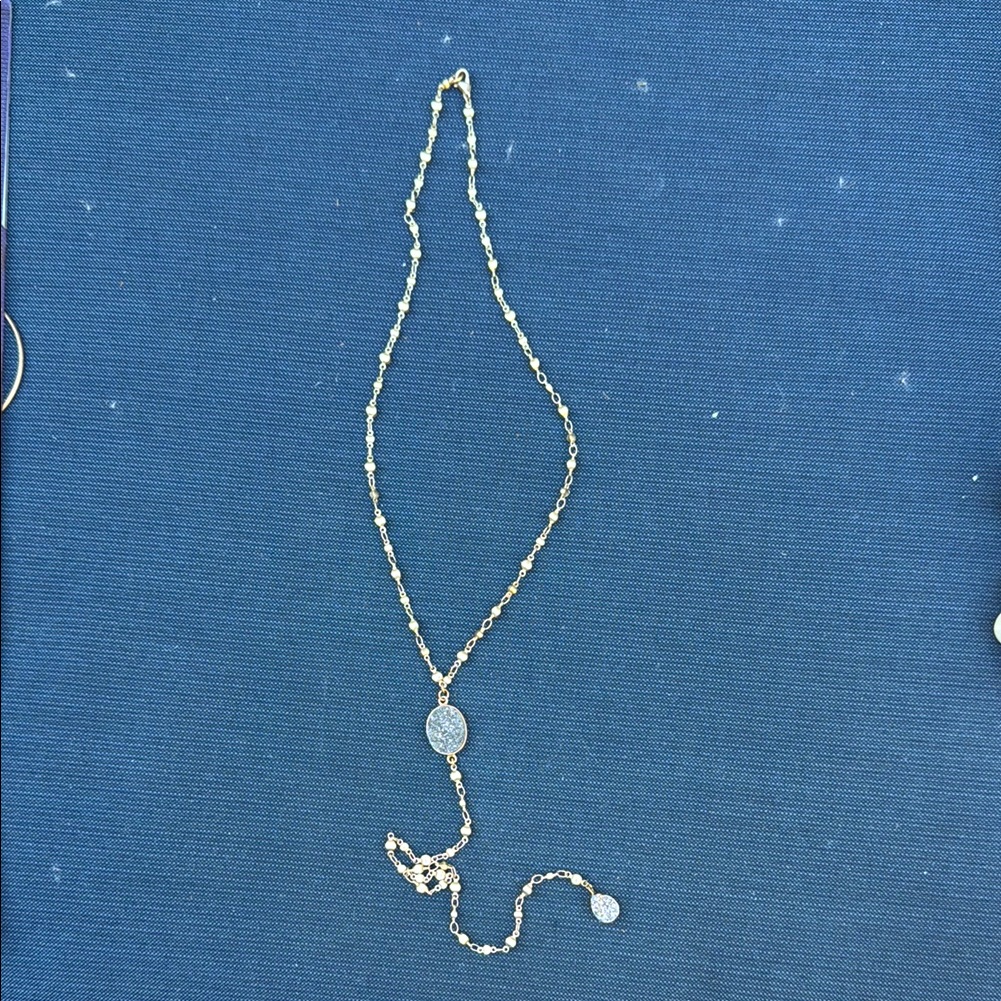 Black Gold Moonstone Necklace